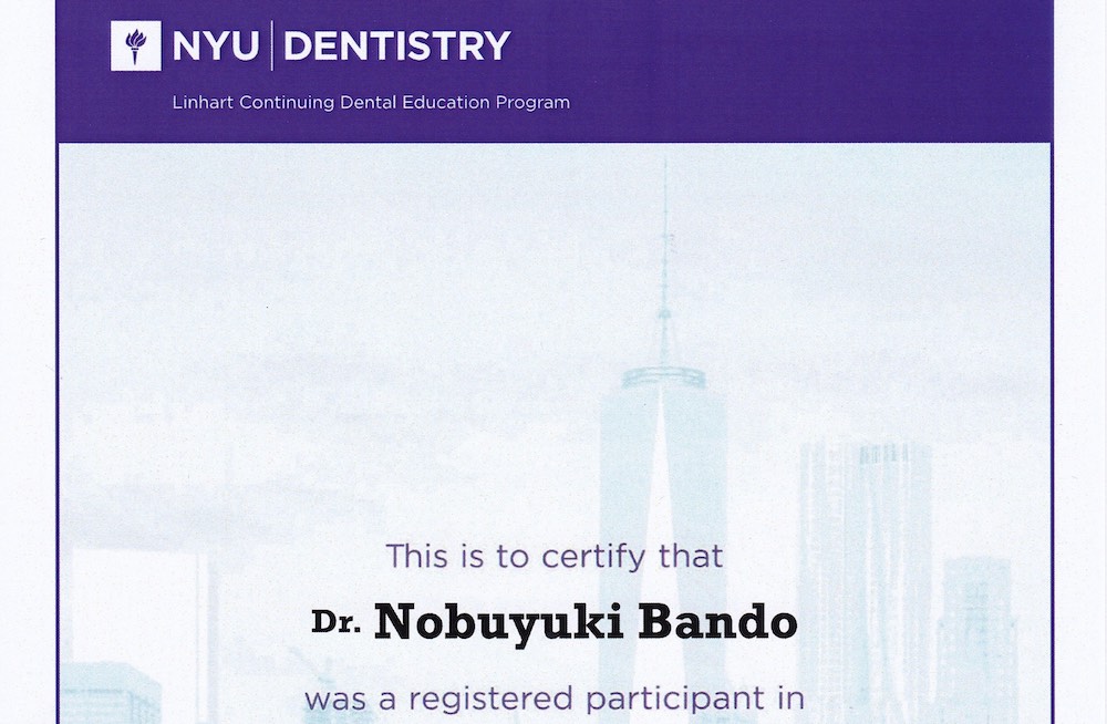 Newyork university digitai dentistry academy